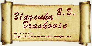 Blaženka Drašković vizit kartica